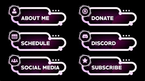 Pink Dream Twitch Panels - GamingVisuals