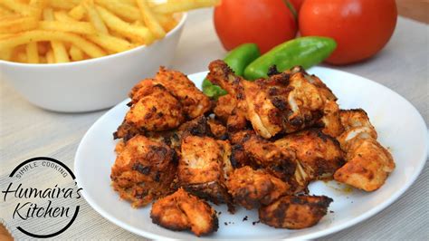 Chicken Tikka Boti in Airfryer - Tikka Boti Without Oven - Tikka Boti Banane Ka Tarika - BBQ ...