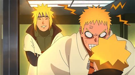 Naruto Is Mad At Boruto For Not Recognising Minato. Minato Compares ...