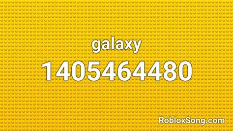 galaxy Roblox ID - Roblox music codes