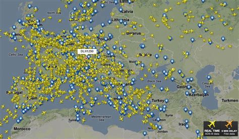 Flight tracker | See air traffic online | Air-scanner.com