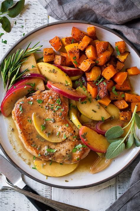 Pork Chops with Apples and Onions - Cooking Classy