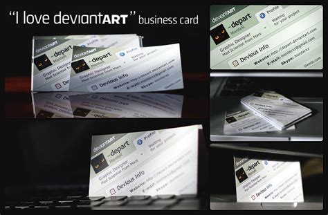 i love dA business card by monterxz on DeviantArt