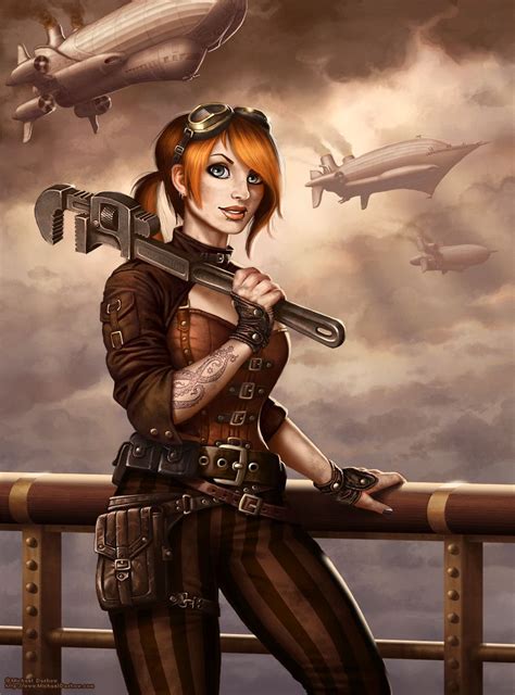 Steam Fantasy - It’s always good to have a mechanic around!... | Steampunk art, Steampunk ...