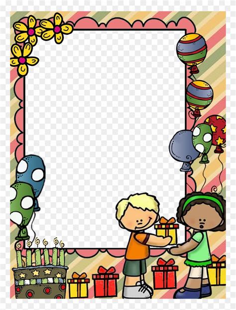 Page Borders, Clipart, First Grade, Backgrounds, Moldings, - Teacher - Free Transparent PNG ...