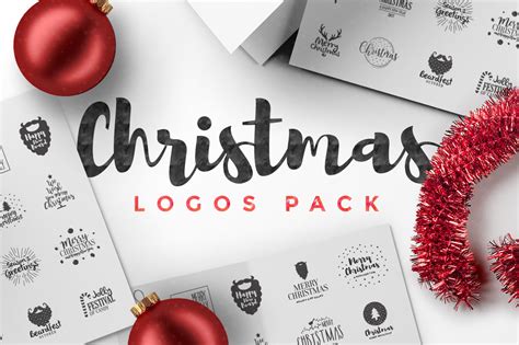 Christmas Logos Pack ~ Logo Templates ~ Creative Market