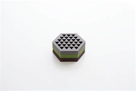 HEXAGON COASTERS TREES | Little Factory