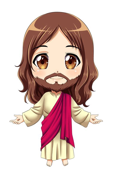 Jesus Chibi (COMMISSION) by KARIS-coba | Arte biblico, Dibujos de dios ...