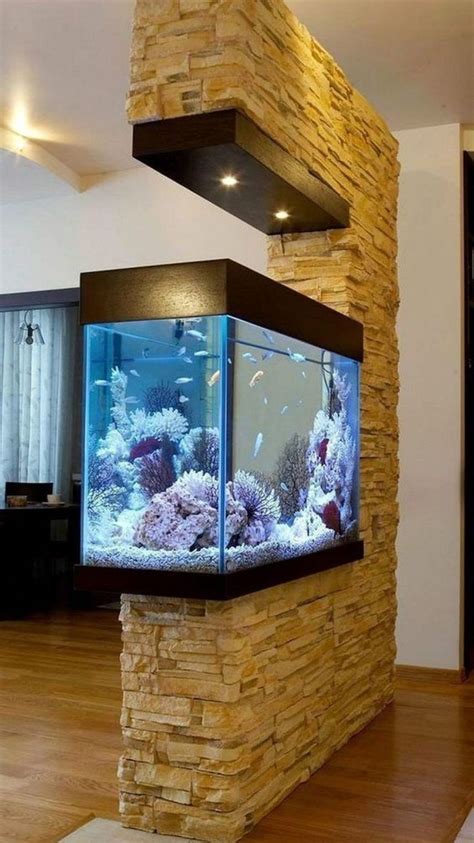 53 Aquarium Design Ideas That Make your Home Look Beauty - Matchness.com | Home interior design ...