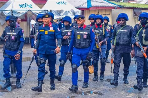 NSCDC Parades 10 Suspects For Oil Theft, Impounds Vehicles, Boat ...