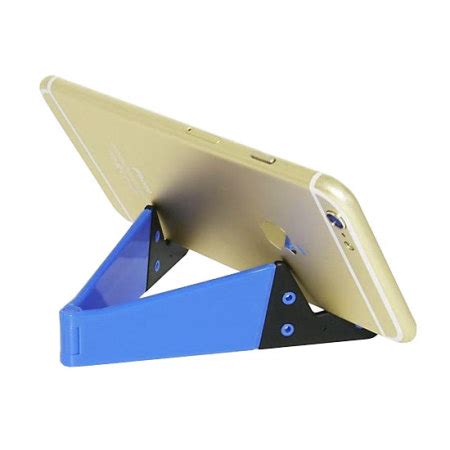 Portable Folding Smartphone Desk Stand - Blue Reviews