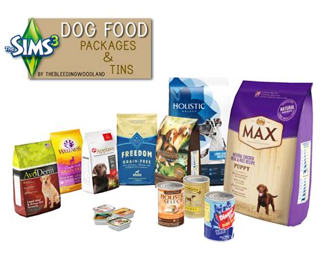 Dog Food Packages & Tins - TS3