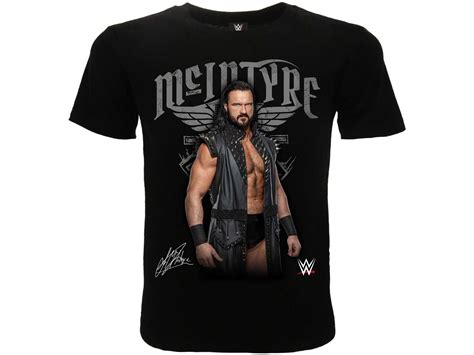 MAGLIA T SHIRT WRESTLING WWE DREW MCINTYRE TAGLIA 14-16 ANNI