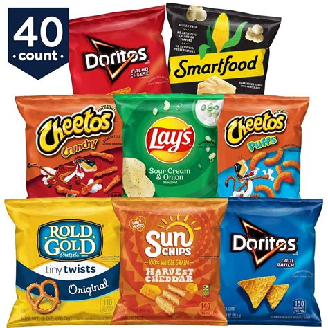 Frito-Lay Fun Times Mix Snacks Variety Pack, 40 Count - Walmart.com - Walmart.com