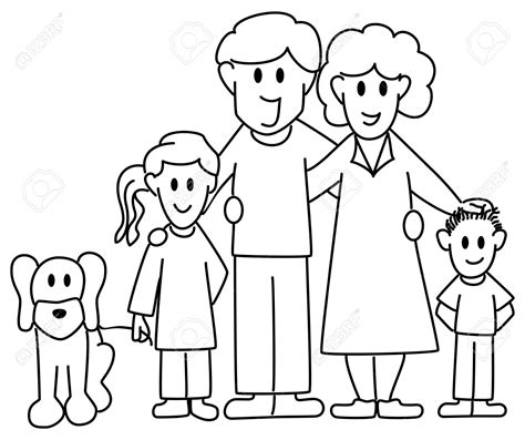 Family Picture Drawing at GetDrawings | Free download