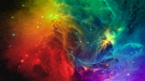 Multicolored galaxy illustration, galaxy, space, stars, universe HD wallpaper | Wallpaper Flare
