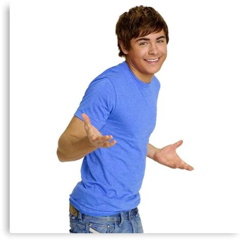 "zac efron - troy bolton - shrug meme - 1" Canvas Prints by isadroz | Redbubble