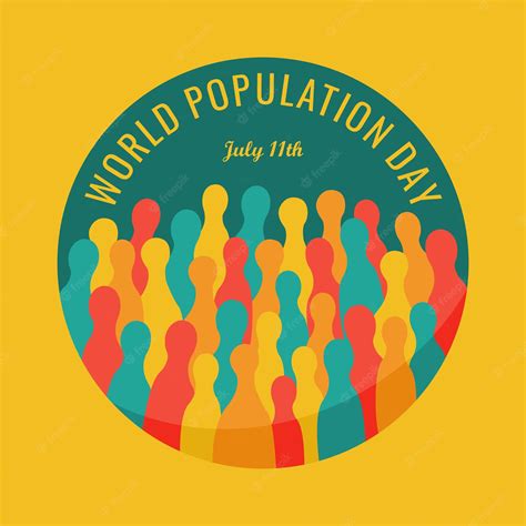 Premium Vector | World population day logo template