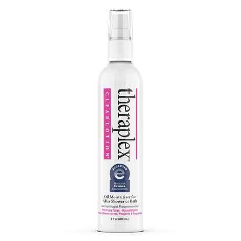 Theraplex Clear Lotion Spray (8 oz) - Natural Jojoba Oil, No Parabens or Preservatives ...