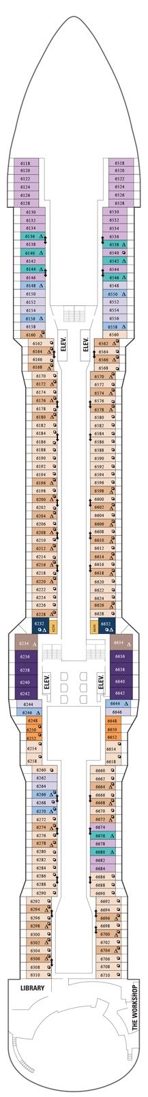 Anthem of the Seas Deck plan & cabin plan