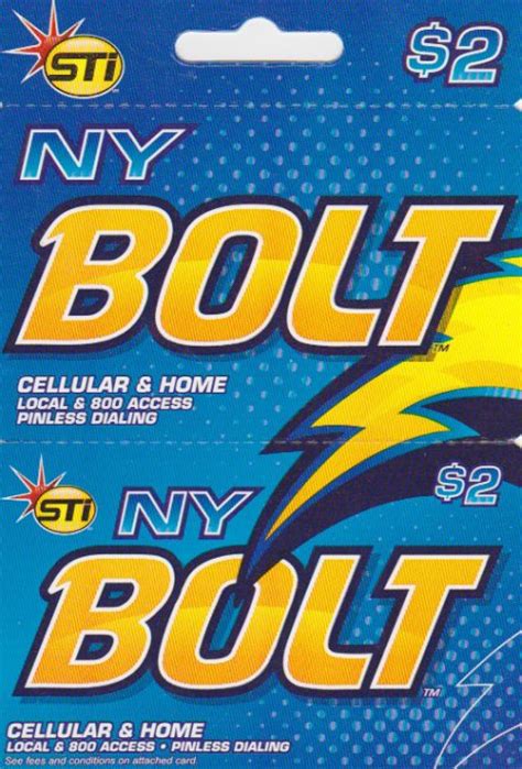 Bolt NY $2 - Phone Card NY