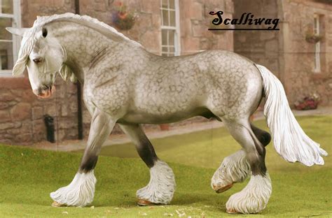 Cm Dapple gray breyer shire by tolthorse on DeviantArt