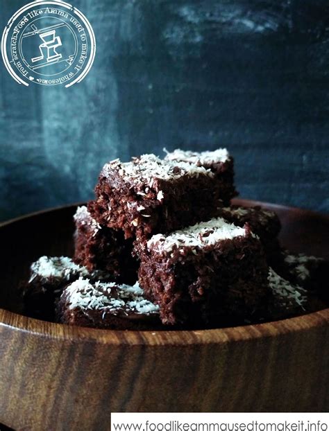 chocolate coconut squares recipe | FOOD LIKE AMMA USED TO MAKE IT