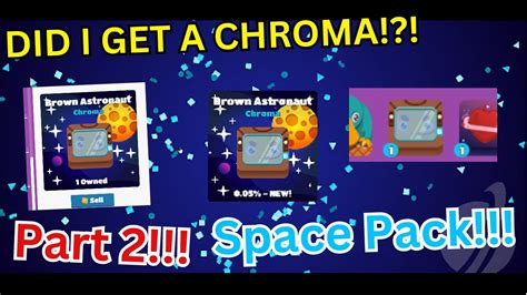 BLOOKET'S SPACE PACK!!! I GOT A CHROMA IN 3 TRIES! - YouTube