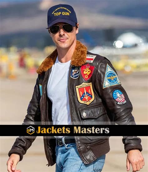 Top Gun Maverick Faux Leather Jacket Tom Cruise Top Gun Faux Leather J Ultimate Leather Jackets ...