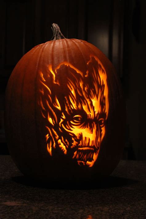 Groot Pumpkin Stencil