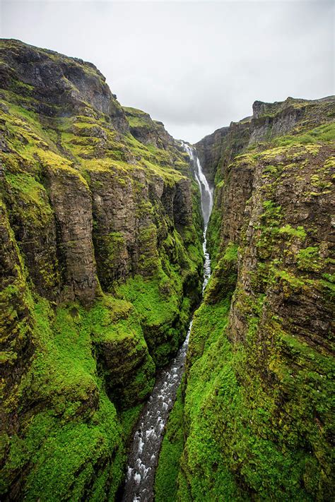 Glymur†waterfall, Iceland Photograph by Steele Burrow - Fine Art America