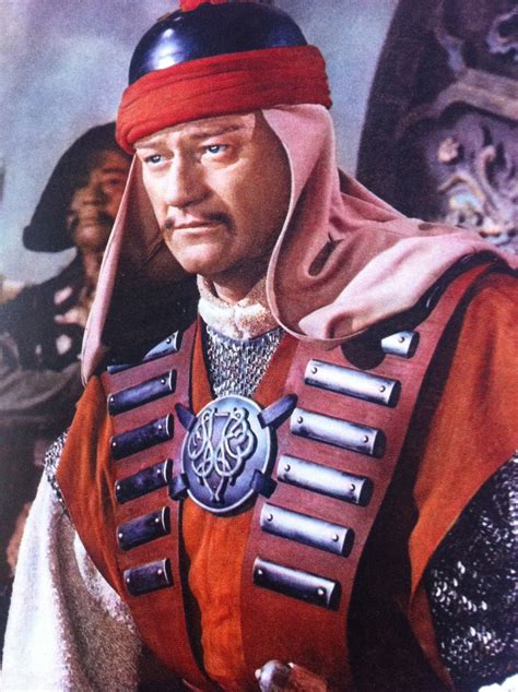 John Wayne as Genghis Khan in The Conqueror, 1956. Controversy remains over whether nuclear ...