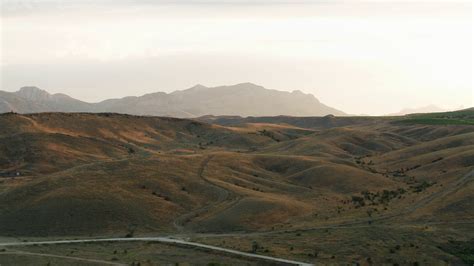 Aerial View Of Country Roads In Hilly Region Stock Footage SBV ...