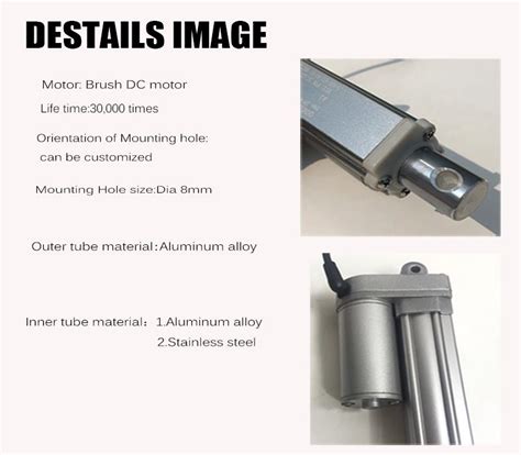 China Customized IP65 telescoping Linear Actuator Manufacturers - IP65 telescoping Linear ...