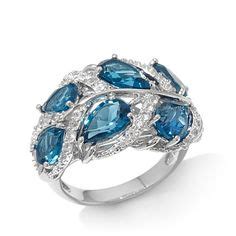 Colleen Lopez London Blue Topaz and Gem "Epitome of Enchanting Ring