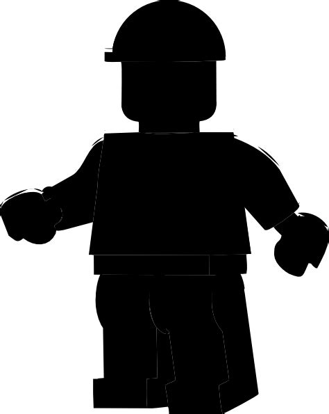 Lego Man Outline - ClipArt Best