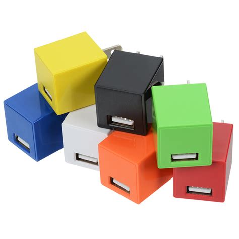 4imprint.com: Square USB Wall Charger 133297