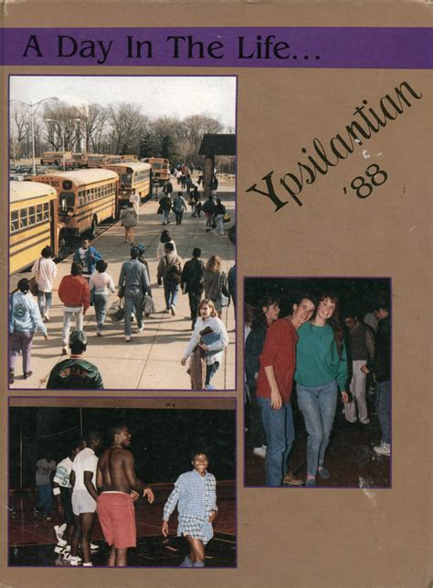 1988 yearbook from Ypsilanti High School from Ypsilanti, Michigan for sale