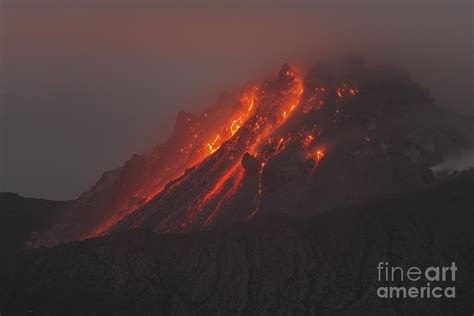 Soufriere Hills Eruption, Montserrat Photograph by Martin Rietze