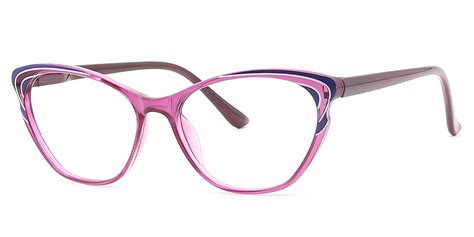 Willow Purple Cat Eye Chic Exquisite TR90 Eyeglasses | Muukal.com