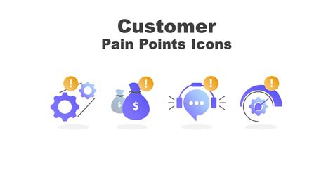 Customer Pain Points PowerPoint Icons - SlideModel