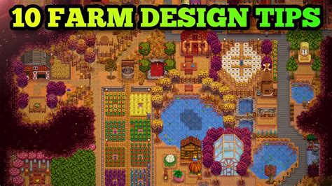 10 Tips And Tricks To Making A Beautiful Farm In Stardew Valley - YouTube