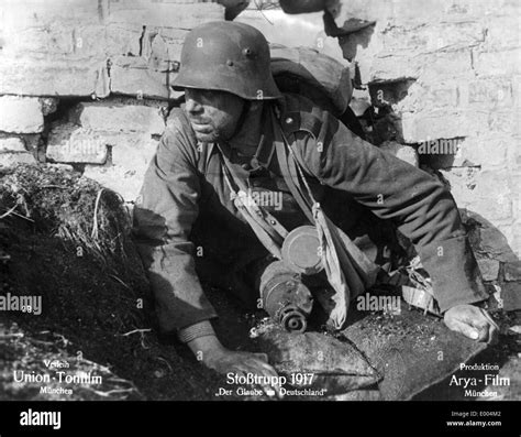 Soldato tedesco della Prima Guerra Mondiale Foto stock - Alamy