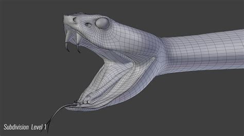 3D model realistic snake - TurboSquid 1277884