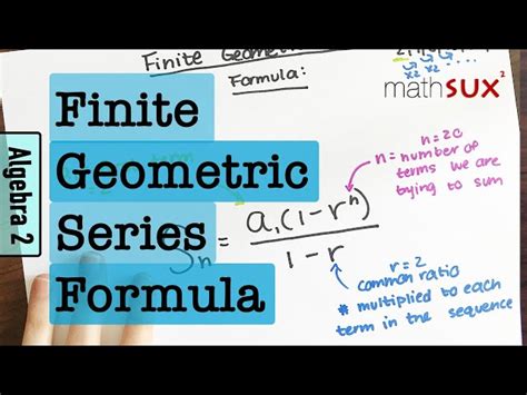 Finite Geometric Series: Formula & Examples | SchoolTube