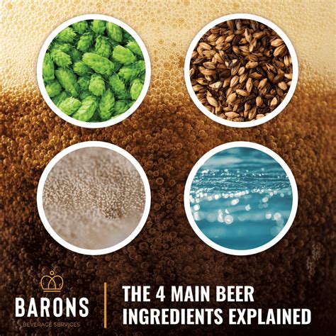 Beer Ingredients Explained | Barons Beverage Services