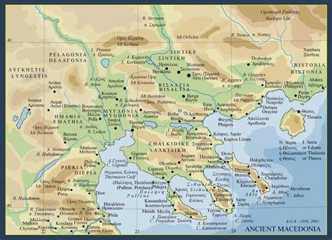 Map of Ancient Macedonia | Greece map, Macedonia map, Cartography map