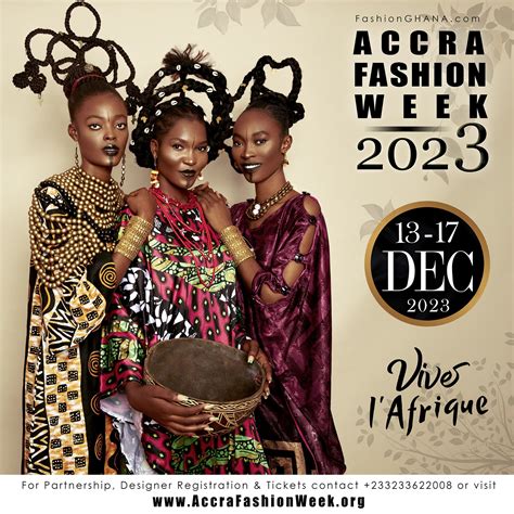 Mark Your Calendars For Accra Fashion Week 2023 | 13-17th December ...