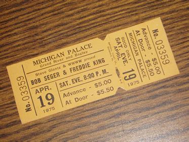 Authentic Michigan Theater Tickets On eBay - Cinema Treasures