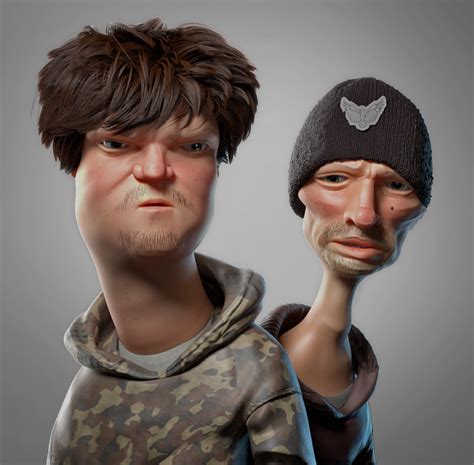 Skinny Pete and Badger (Breaking Bad) - ZBrushCentral